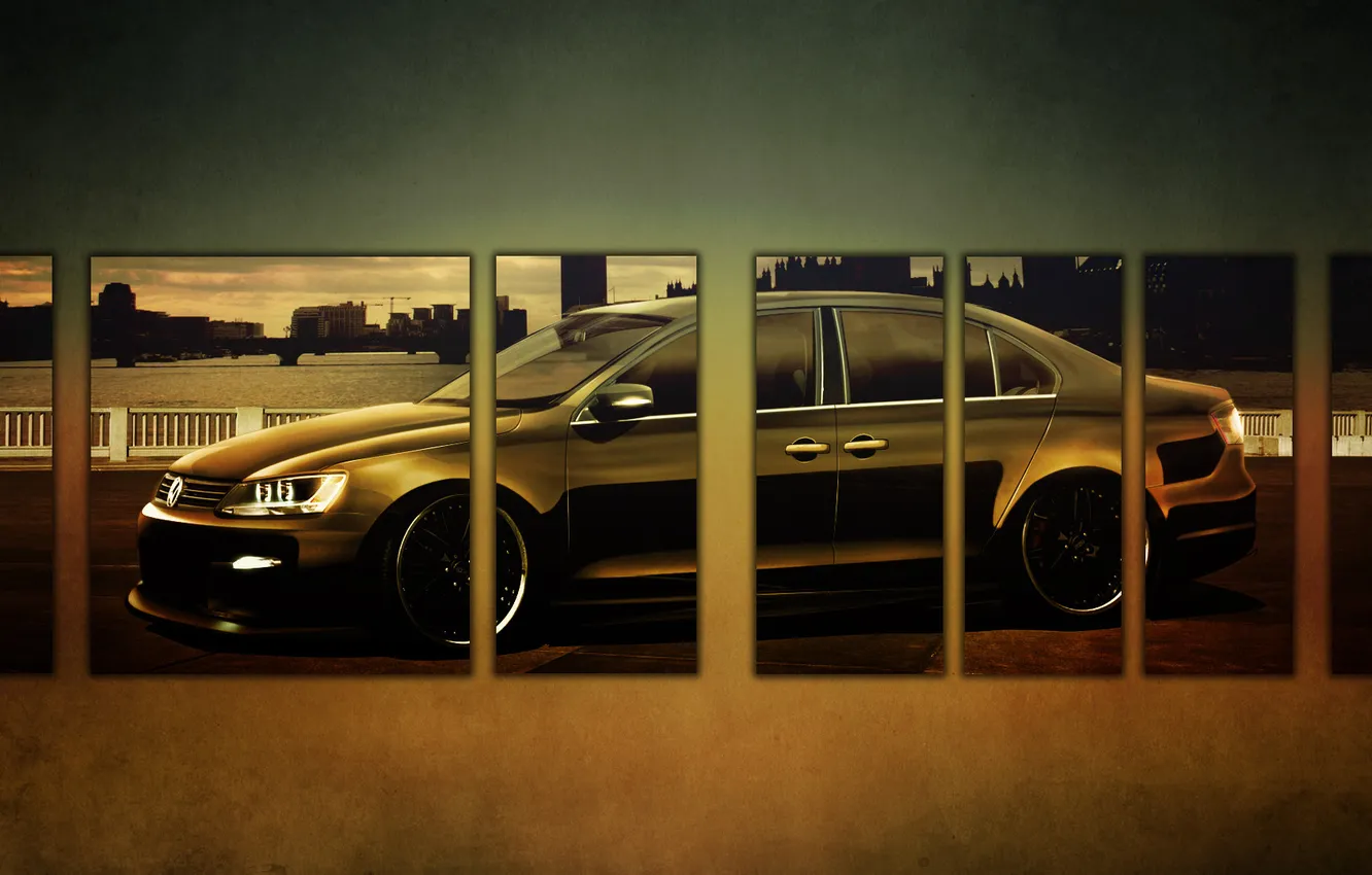 Фото обои Volkswagen, автомобиль, красавец