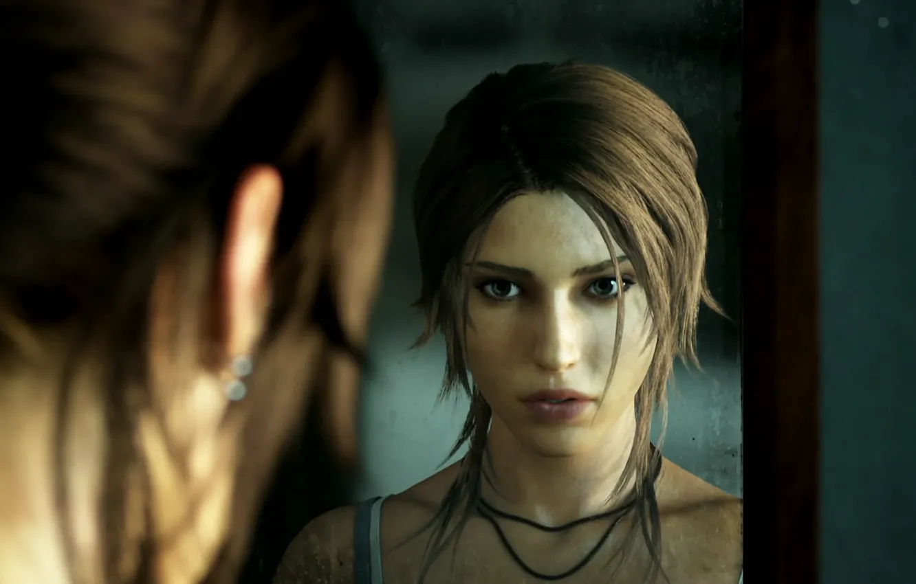 Фото обои девушка, лицо, Tomb Raider, Лара Крофт, Lara Croft