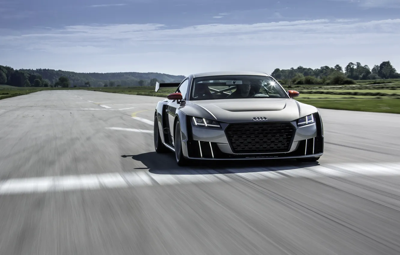 Фото обои Audi, drive, TT, Audi TT clubsport turbo concept