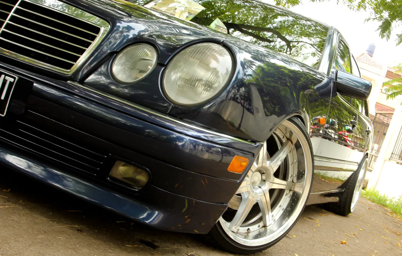 Фото обои Mercedes-Benz, Mercedes, E-class, E-Klasse, 1996, E-класс, W210, Executivklasse