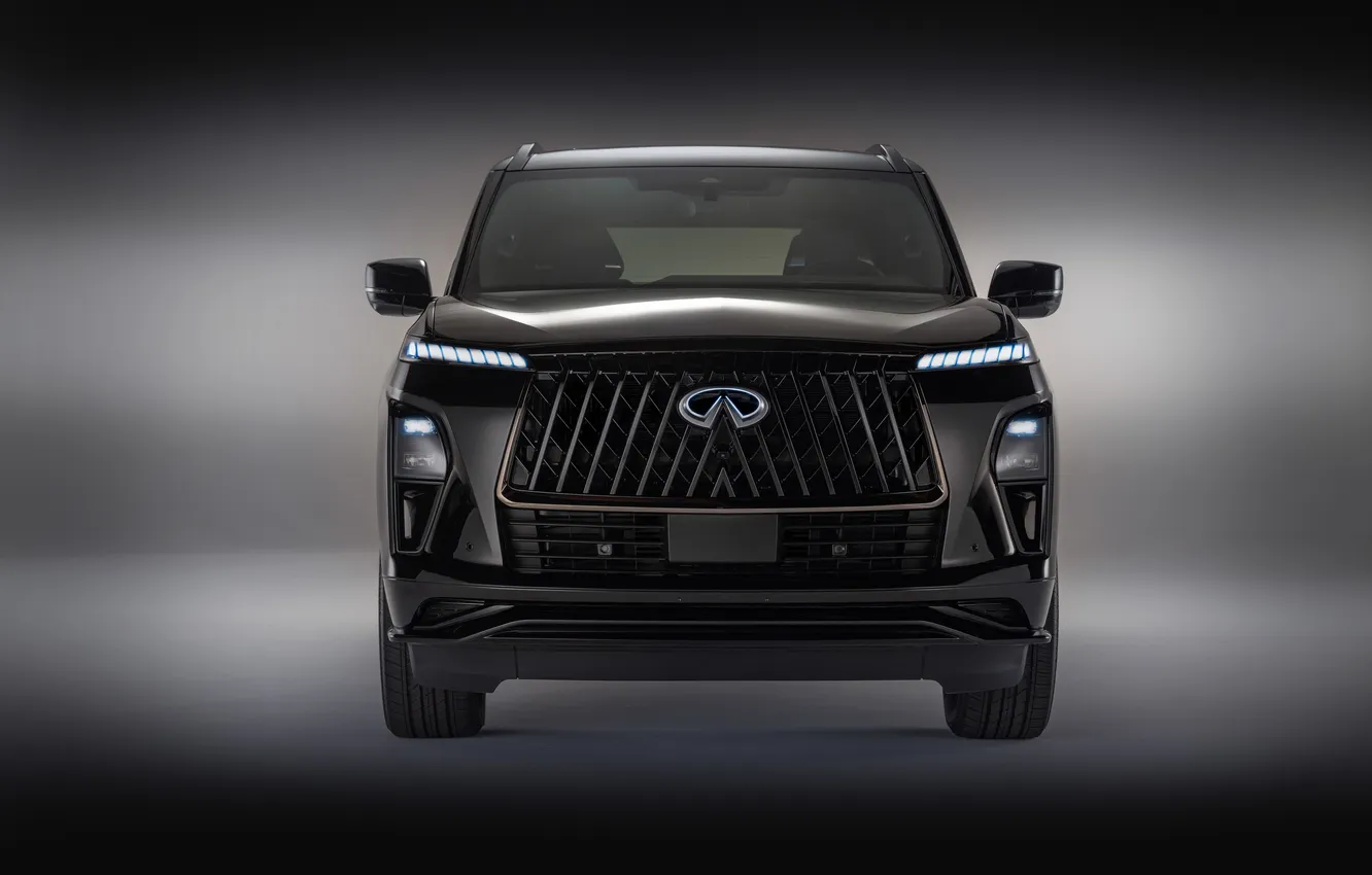 Фото обои Infiniti, Внедорожник, Sport, SUV, Люкс, AWD, QX80, Luxe