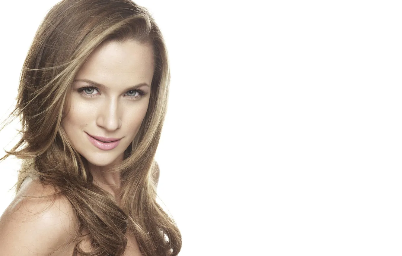 Фото обои взгляд, модель, актриса, Shantel VanSanten