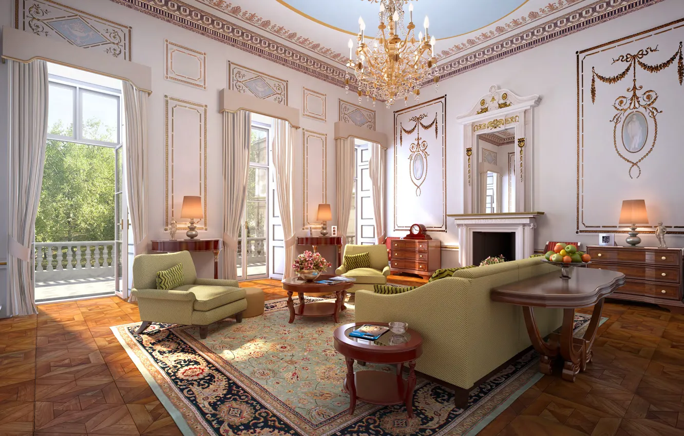 Фото обои дизайн, стиль, комната, интерьер, камин, гостиная, London, Piccadilly