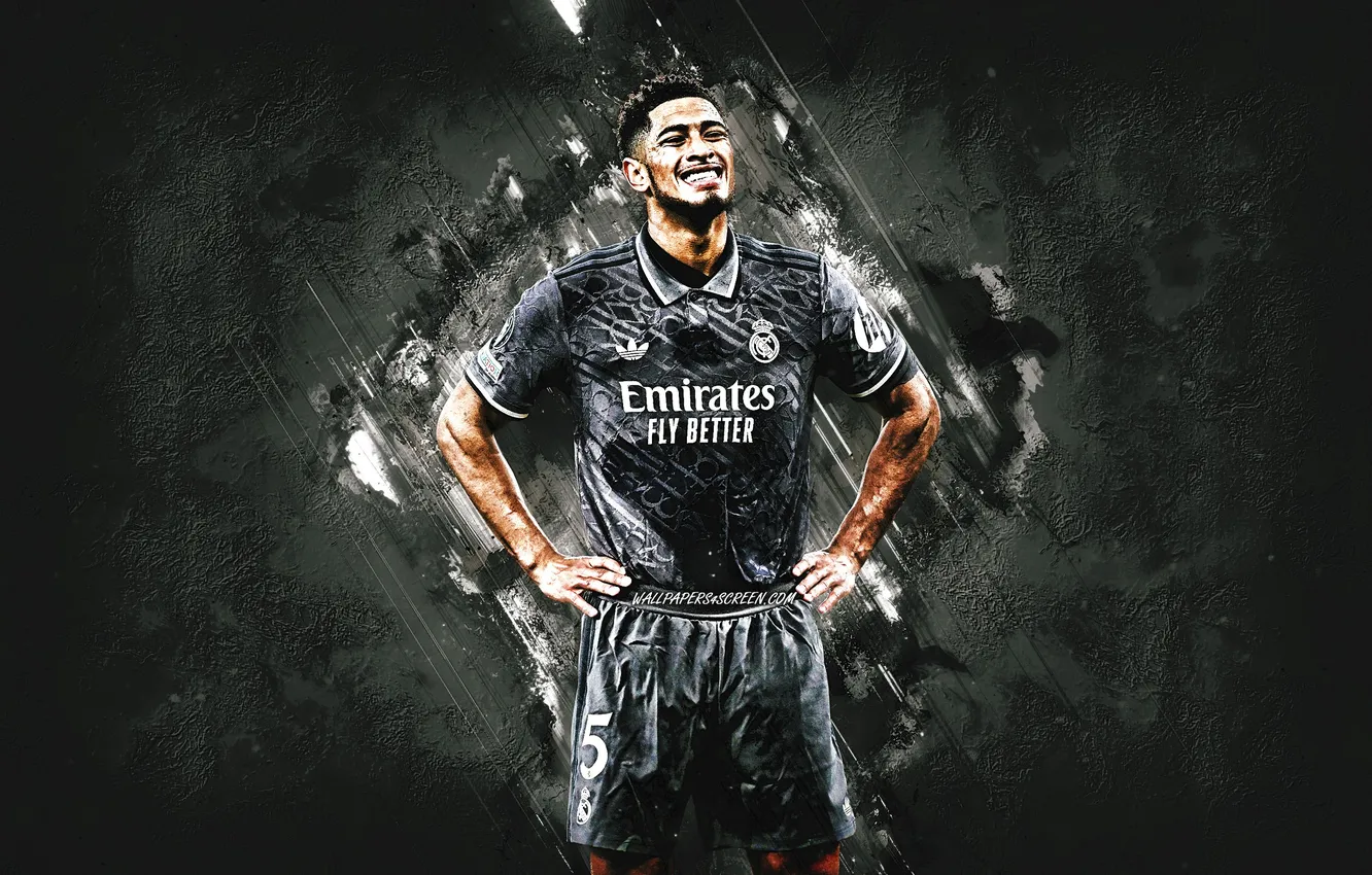 Фото обои Football, Real Madrid, Soccer, Bellingham, Jude, Jude Bellingham