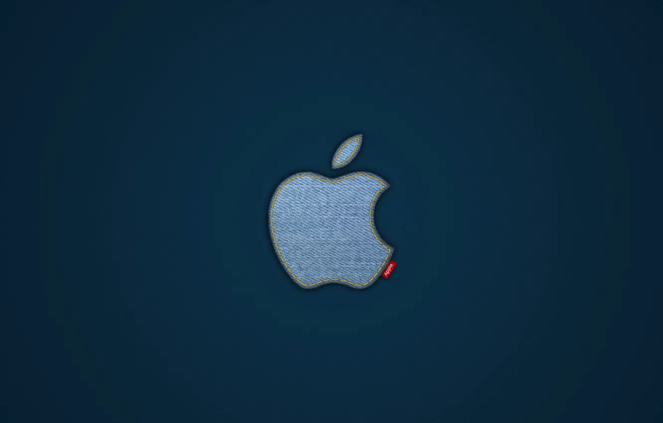 Фото обои компьютер, Apple, текстура, ткань, гаджет