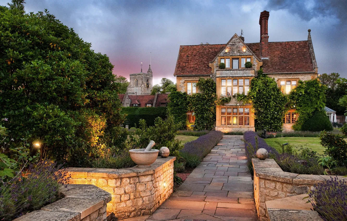 Фото обои United Kingdom, Oxfordshire, Luxury Hotel, Great Milton, Belmond Le Manoir aux Quat'Saisons