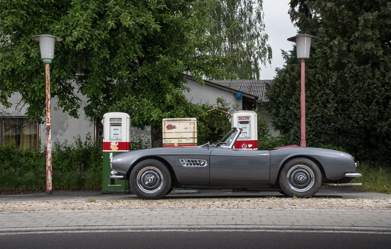 Фото обои BMW, 507, side view, BMW 507