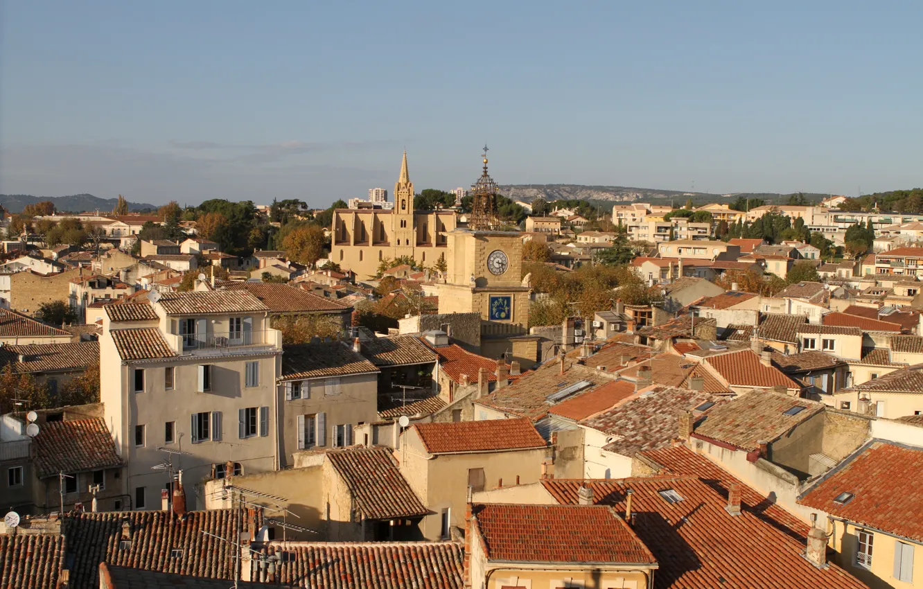 Фото обои city, france, beautifull, town, medieval, French Riviera, provence, ville