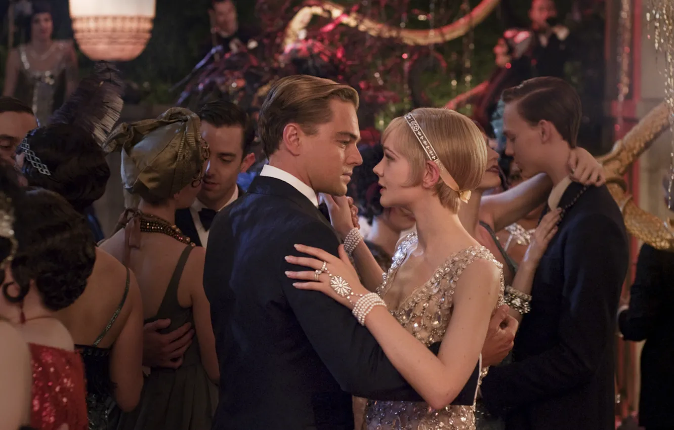 Фото обои Леонардо Ди Каприо, Leonardo DiCaprio, The Great Gatsby, Carey Mulligan, Кэри Маллиган, Великий Гэтсби