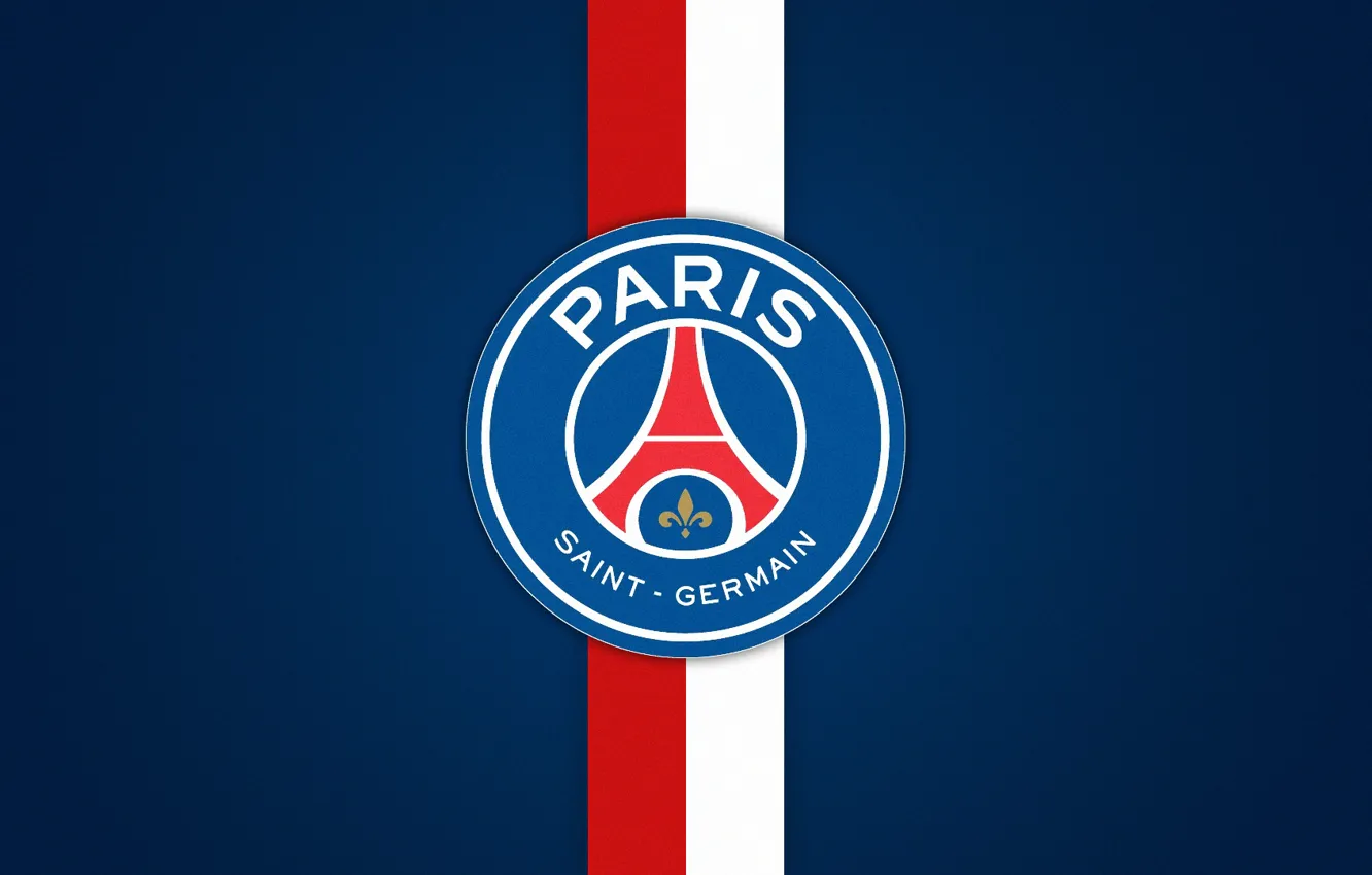 Фото обои logo, football, Paris Saint-Germain