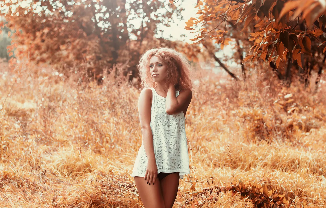 Фото обои поза, спокойствие, красота, calm, beauty, pose, милая девушка, sweet girl