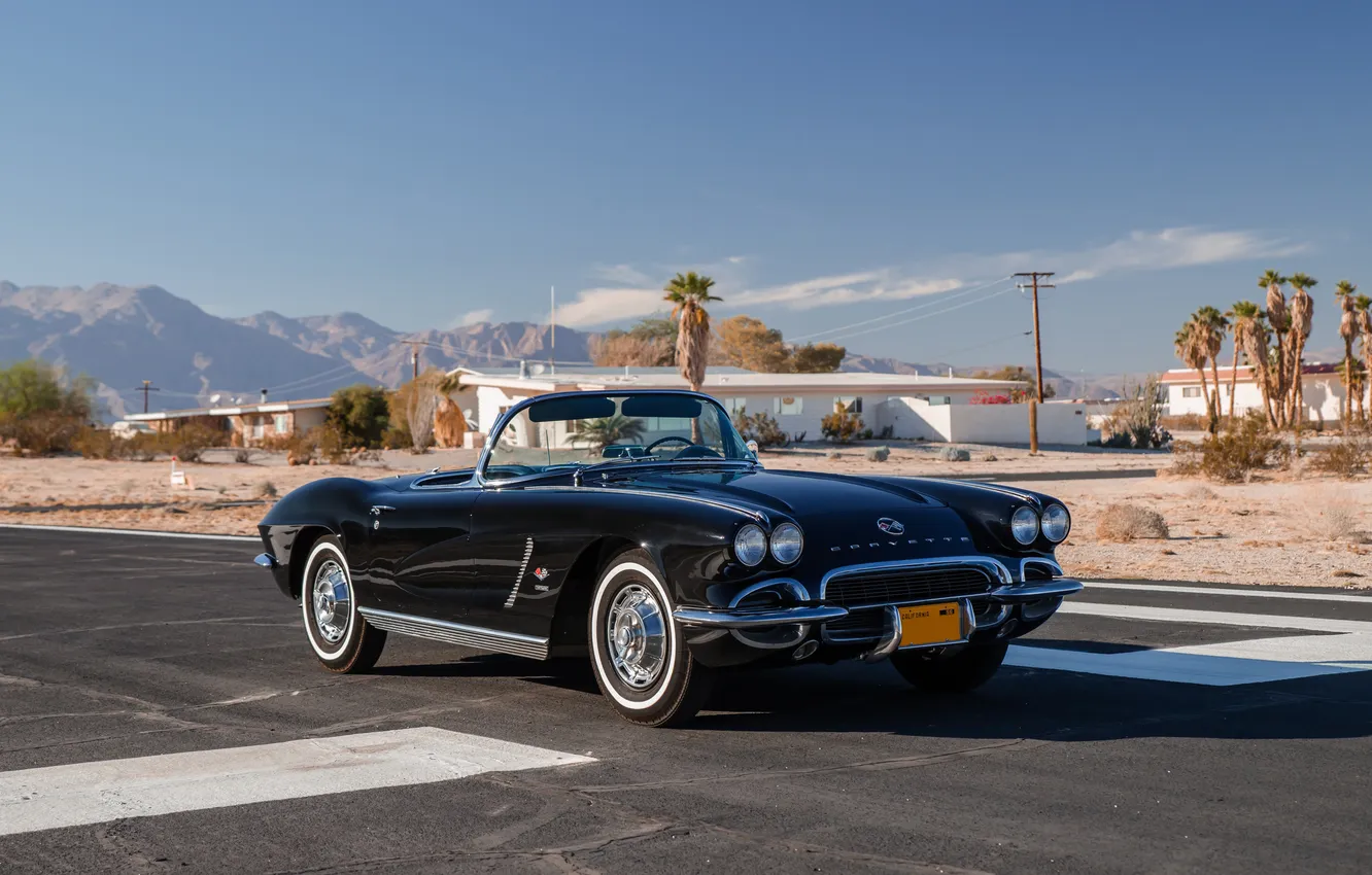 Фото обои Corvette, Chevrolet, 1962