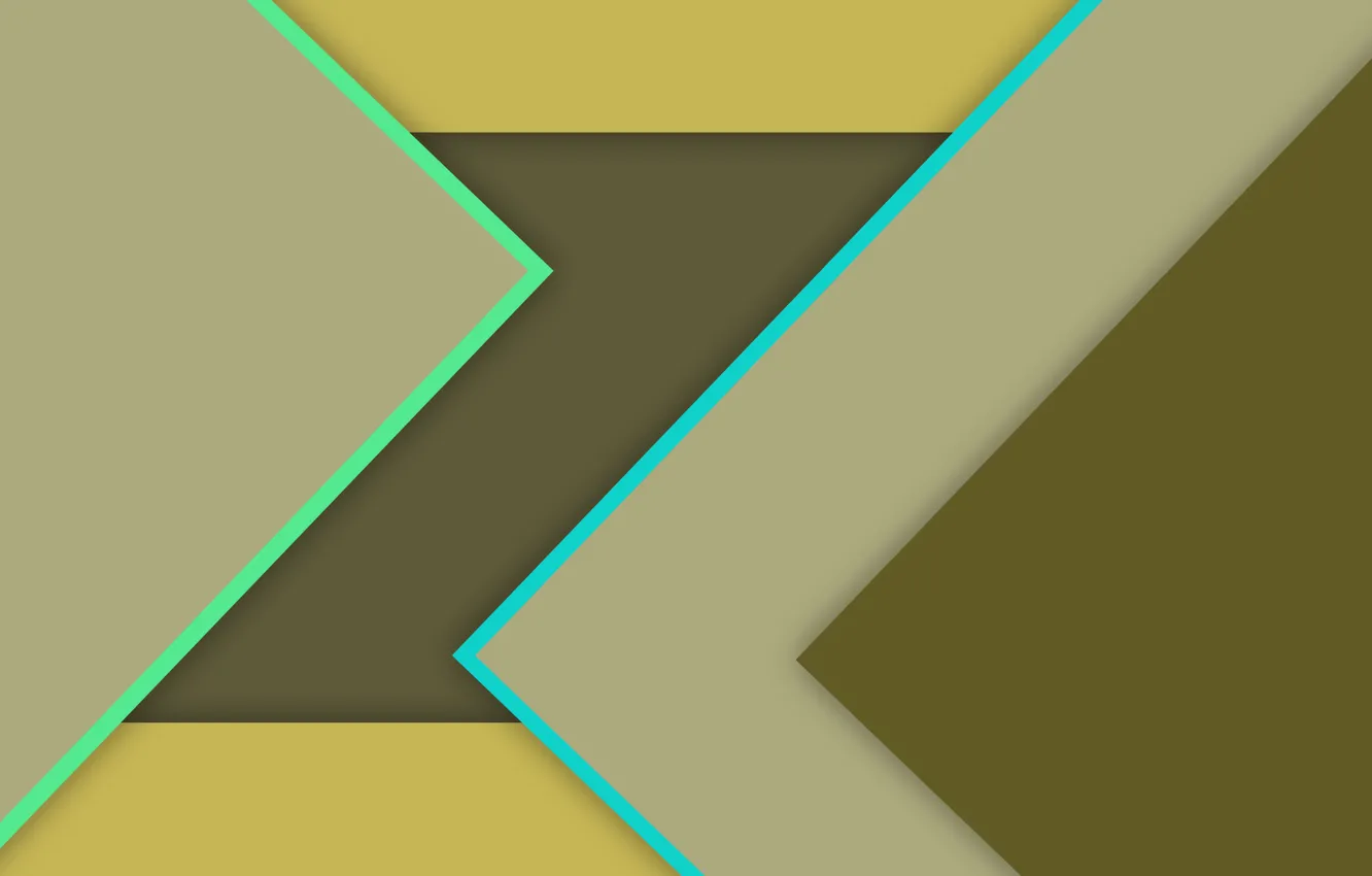 Фото обои линии, желтый, зеленый, серый, геометрия, design, color, material