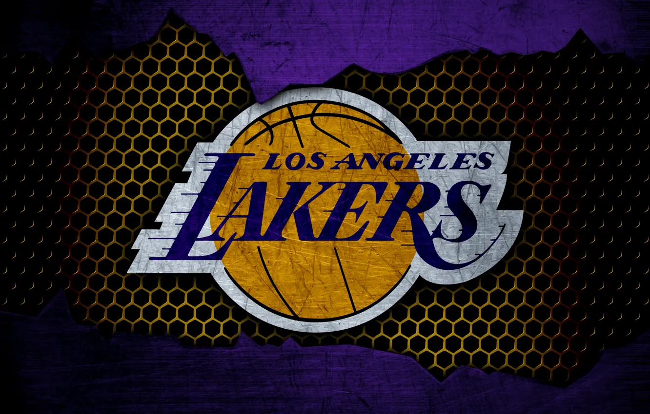 Фото обои wallpaper, sport, logo, basketball, NBA, Los Angeles Lakers