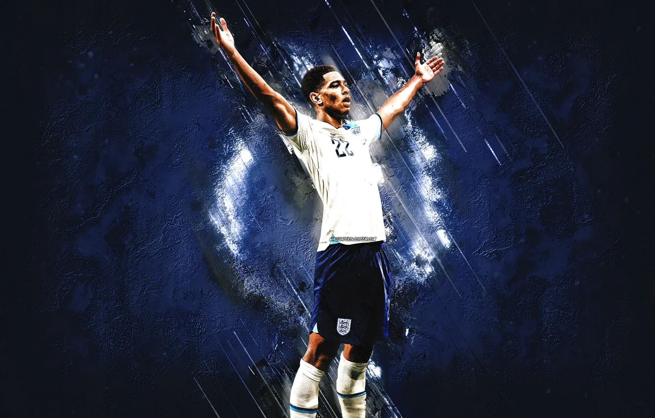 Фото обои British, Football, England, Soccer, Bellingham, Jude, Jude Bellingham, England National Football Team