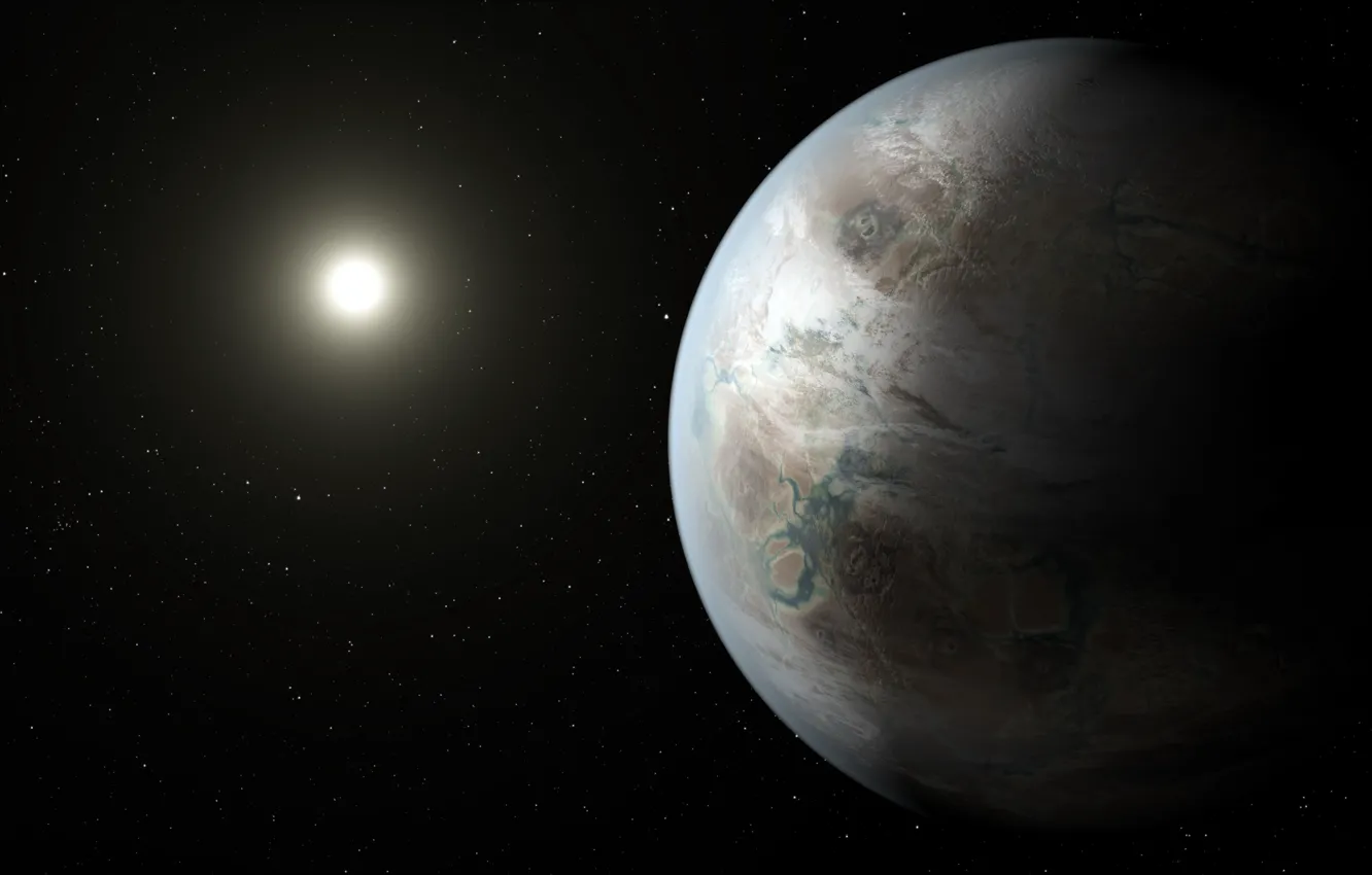 Фото обои планета, Лебедь, Земля, NASA, созвездие, экзопланета, похожа, Kepler-452b