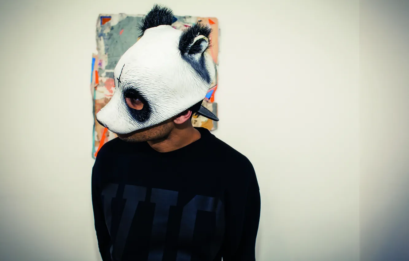 Фото обои музыка, маска, панда, hip-hop, germany, panda, cro, Карло Вайбель