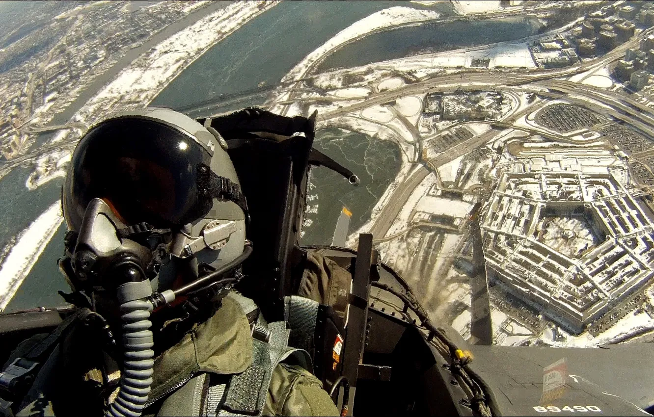 Фото обои USA, Sky, Air, Washington, Force, Pentagon