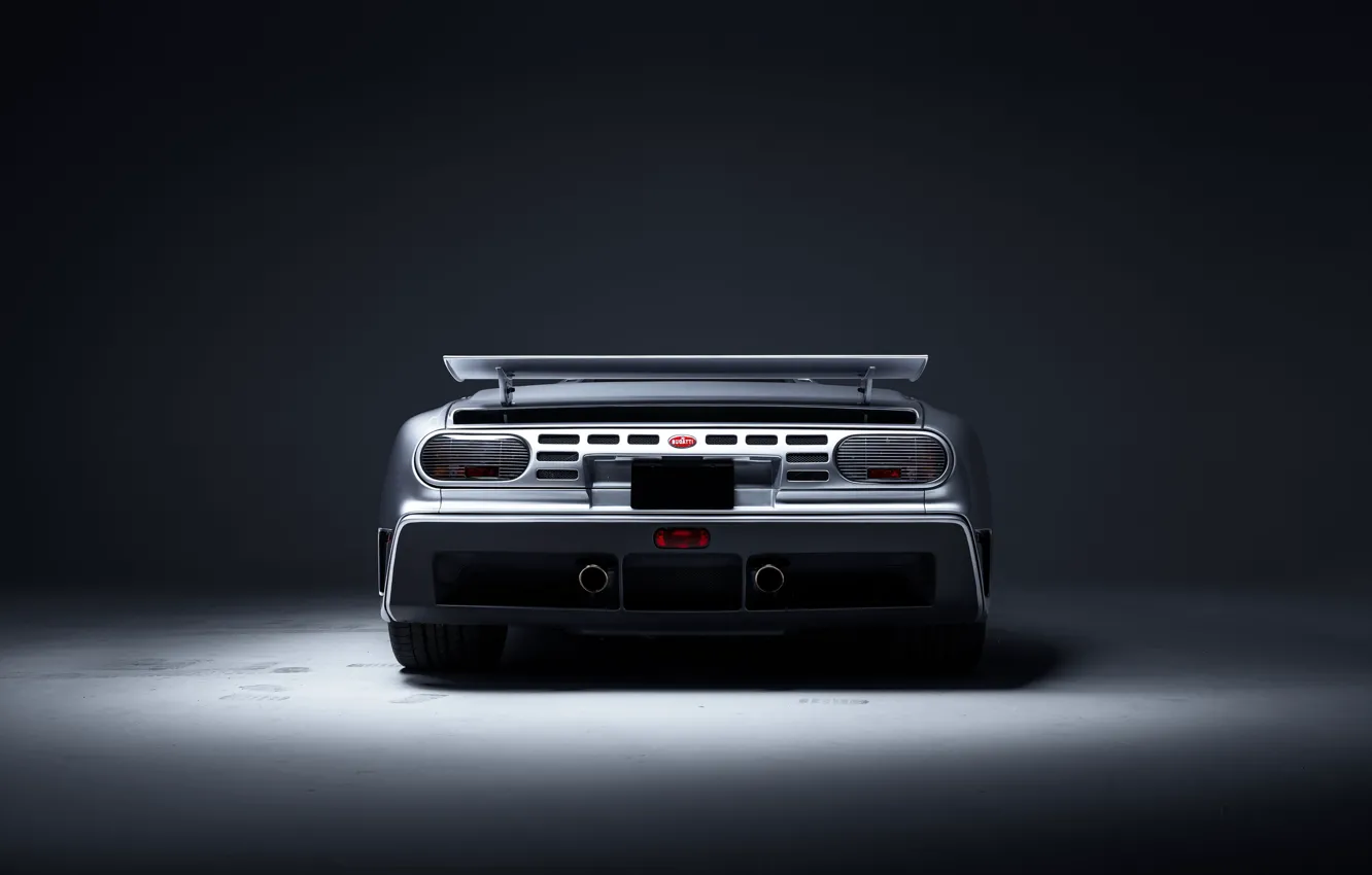 Фото обои Bugatti, rear, EB 110, Bugatti EB110 SS