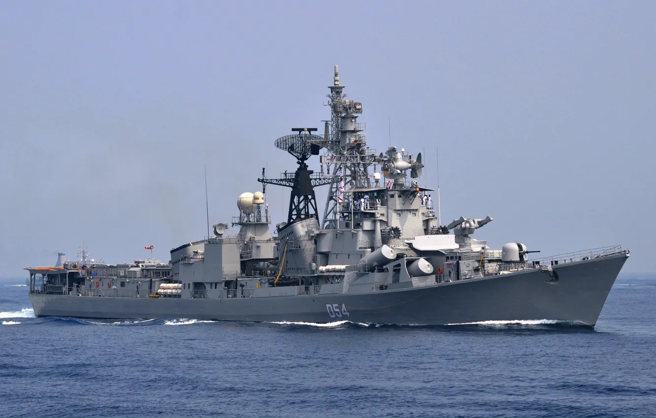 Фото обои эскадренный, миноносец, ВМС Индии, Ранвир, проект 61МЭ