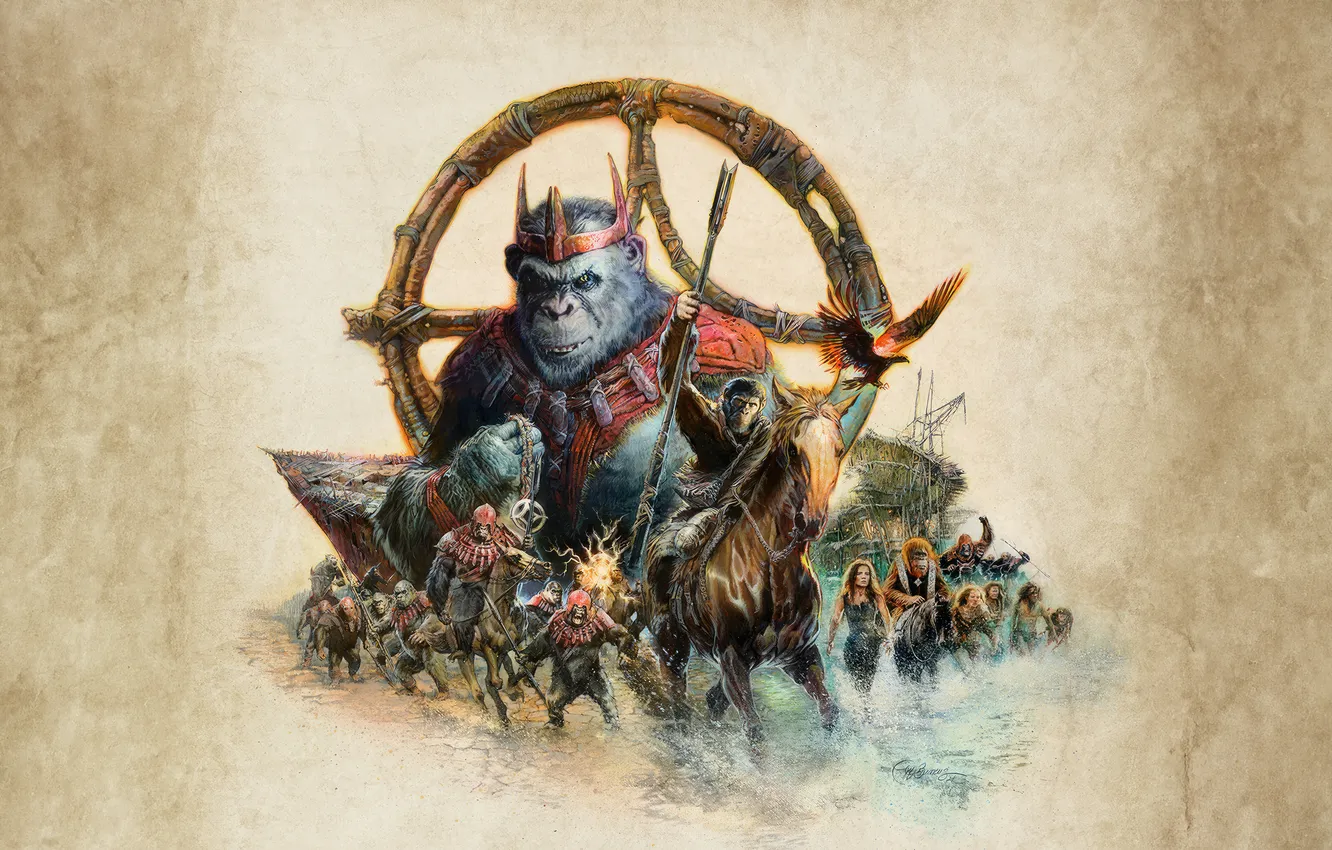 Фото обои legacy, planet of the apes, kingdom, continues