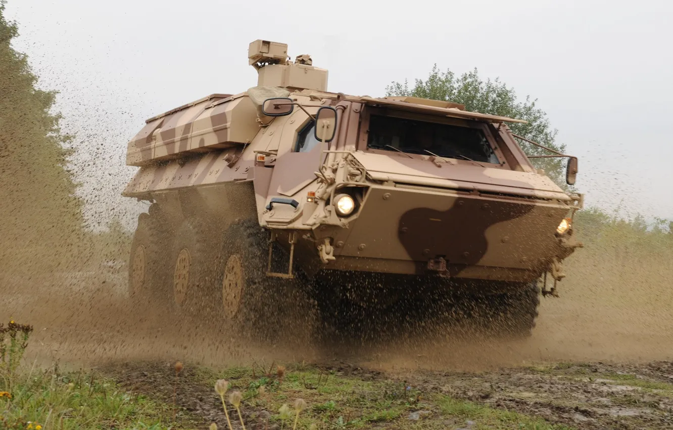 Фото обои fox, armored, Rheinmetall, Bundeswehr, Transportpanzer, amphibious, TPz, Fuchs