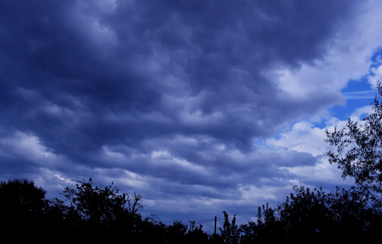 Фото обои dark, storm, sky, cloud