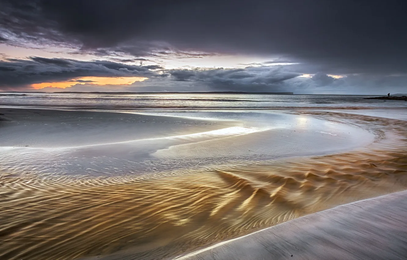 Фото обои море, пейзаж, берег