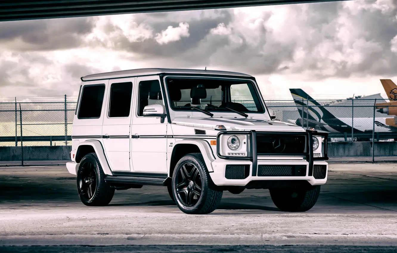 Фото обои Mercedes, AMG, G63, Airport