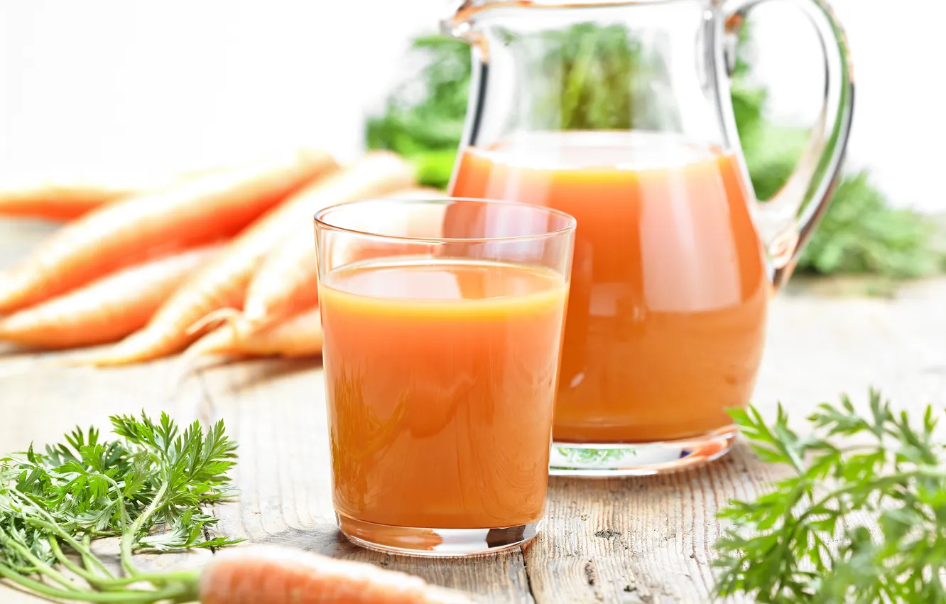 Фото обои морковка, овощи, овощной сок