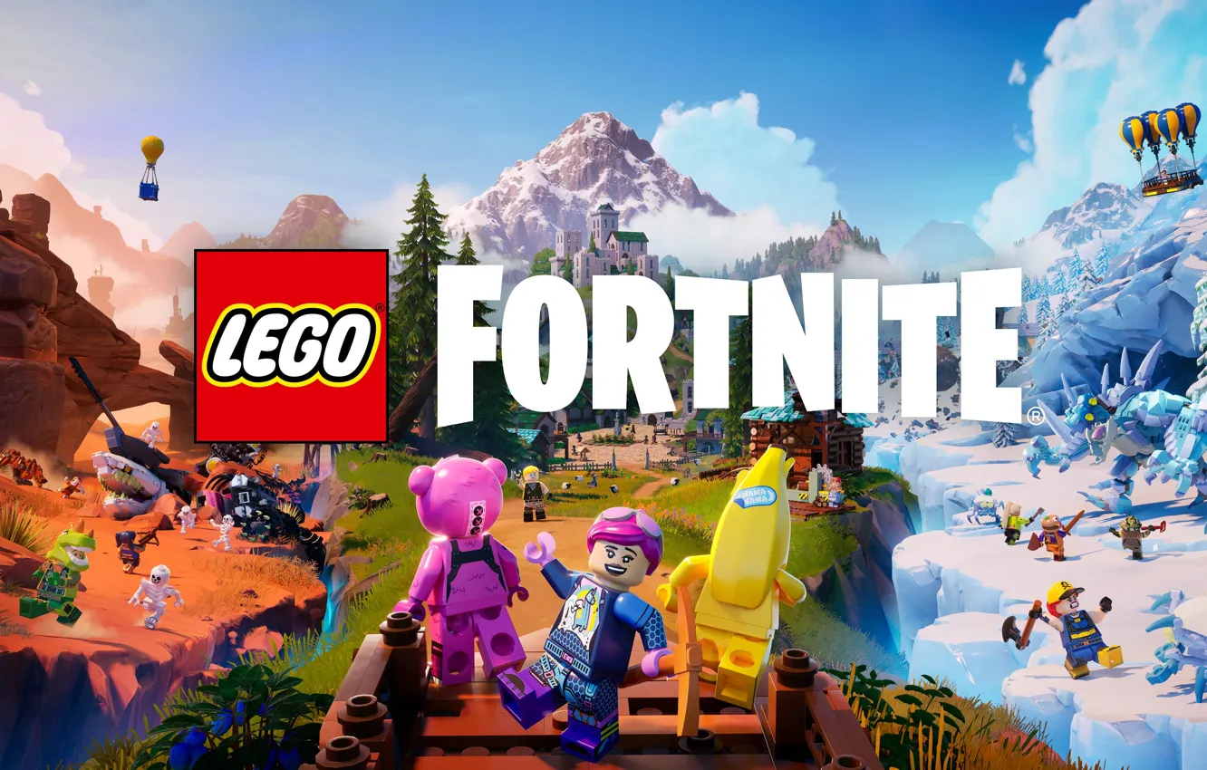 Фото обои games, Lego, Fortnite, 2024 Games
