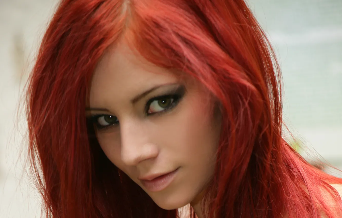 Фото обои Девушка, Ariel, Ариэль, Piper Fawn, Рыжеволосая