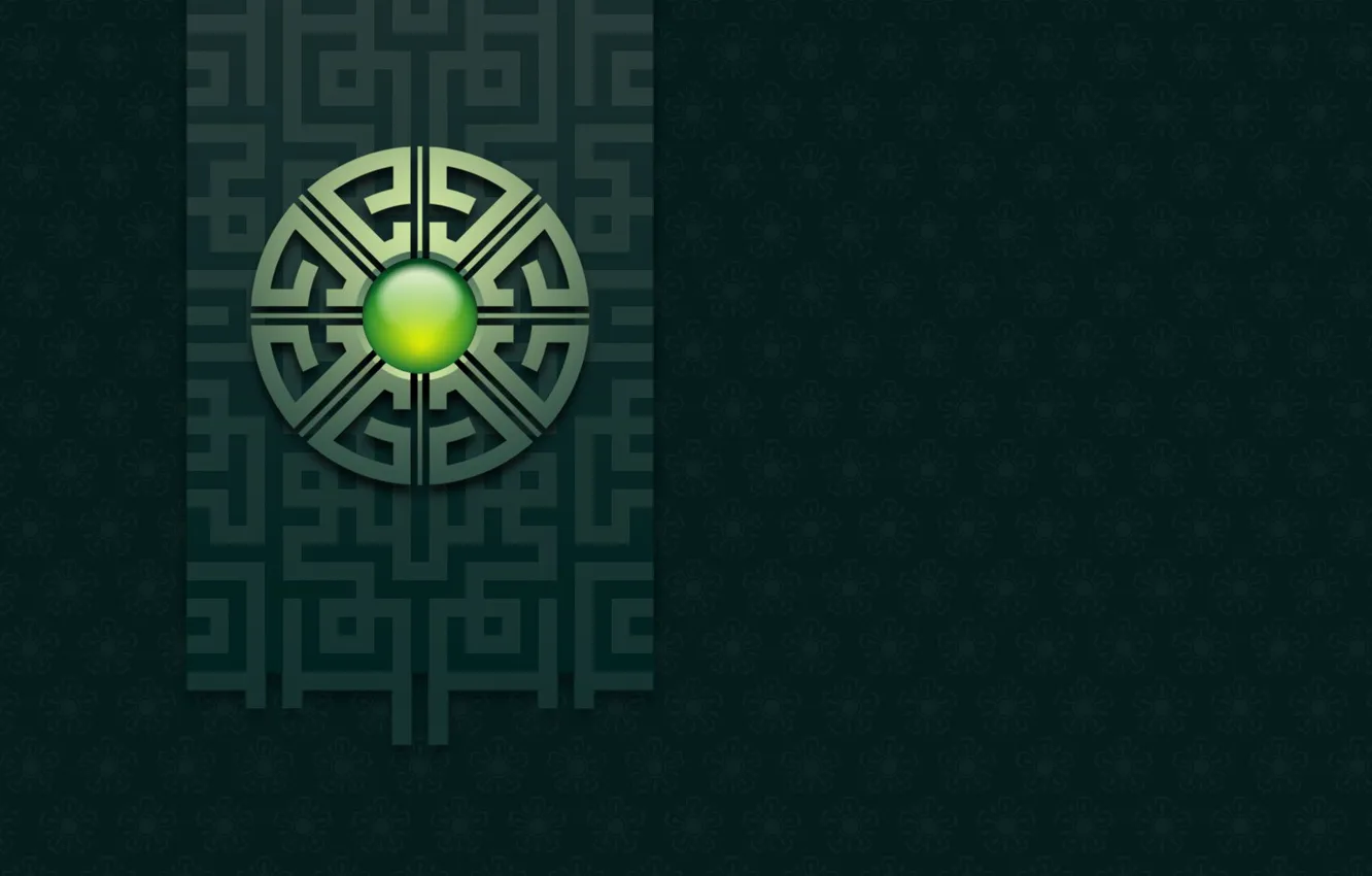 Фото обои символ, иероглиф, зеленоватый цвет, символ земли