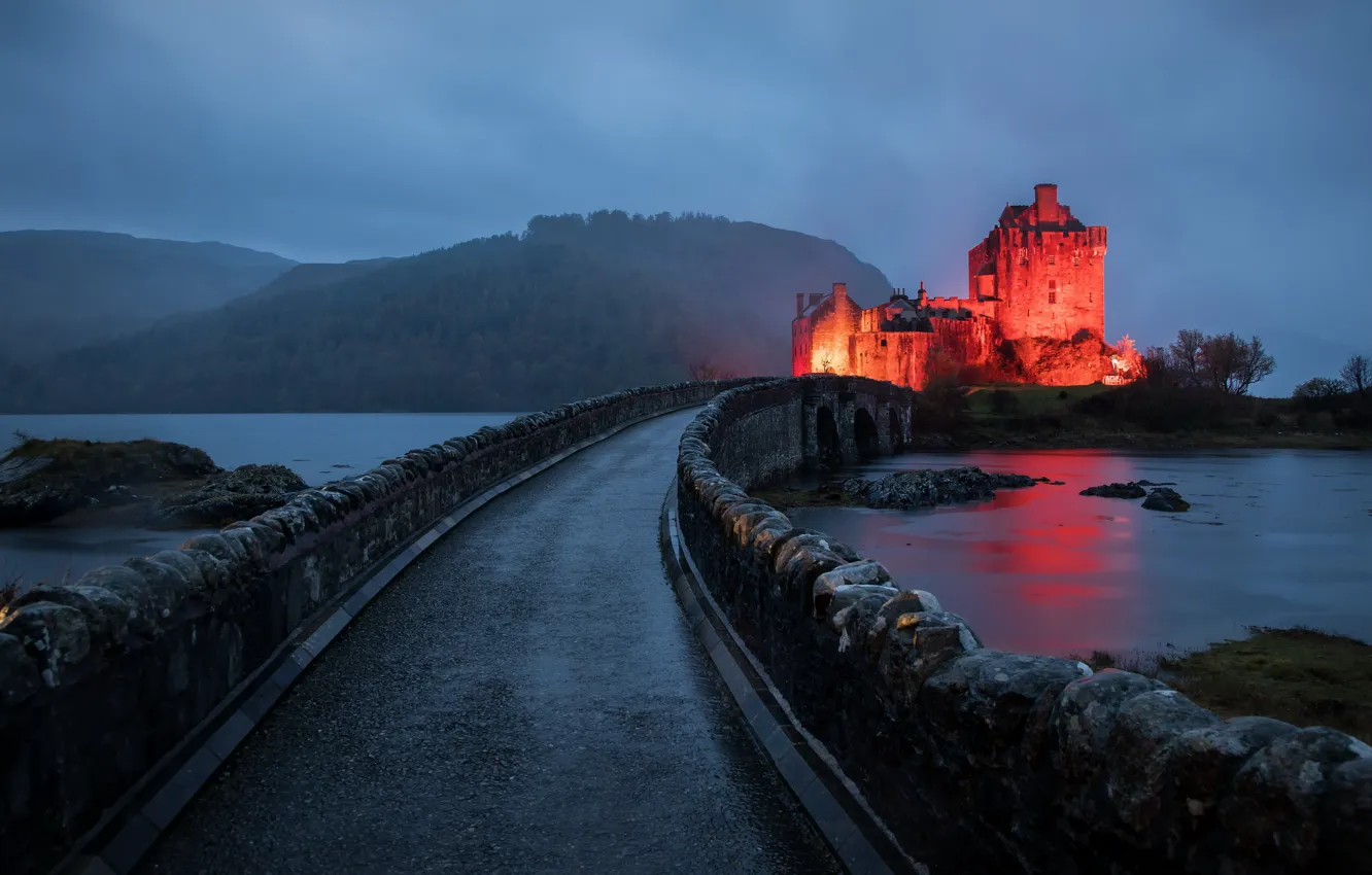 Фото обои Scotland, Kyle of Lochalsh, EILEAN DONAN CASTLE