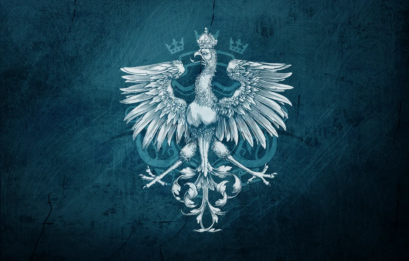 Фото обои стиль, птица, орел, рисунок, герб