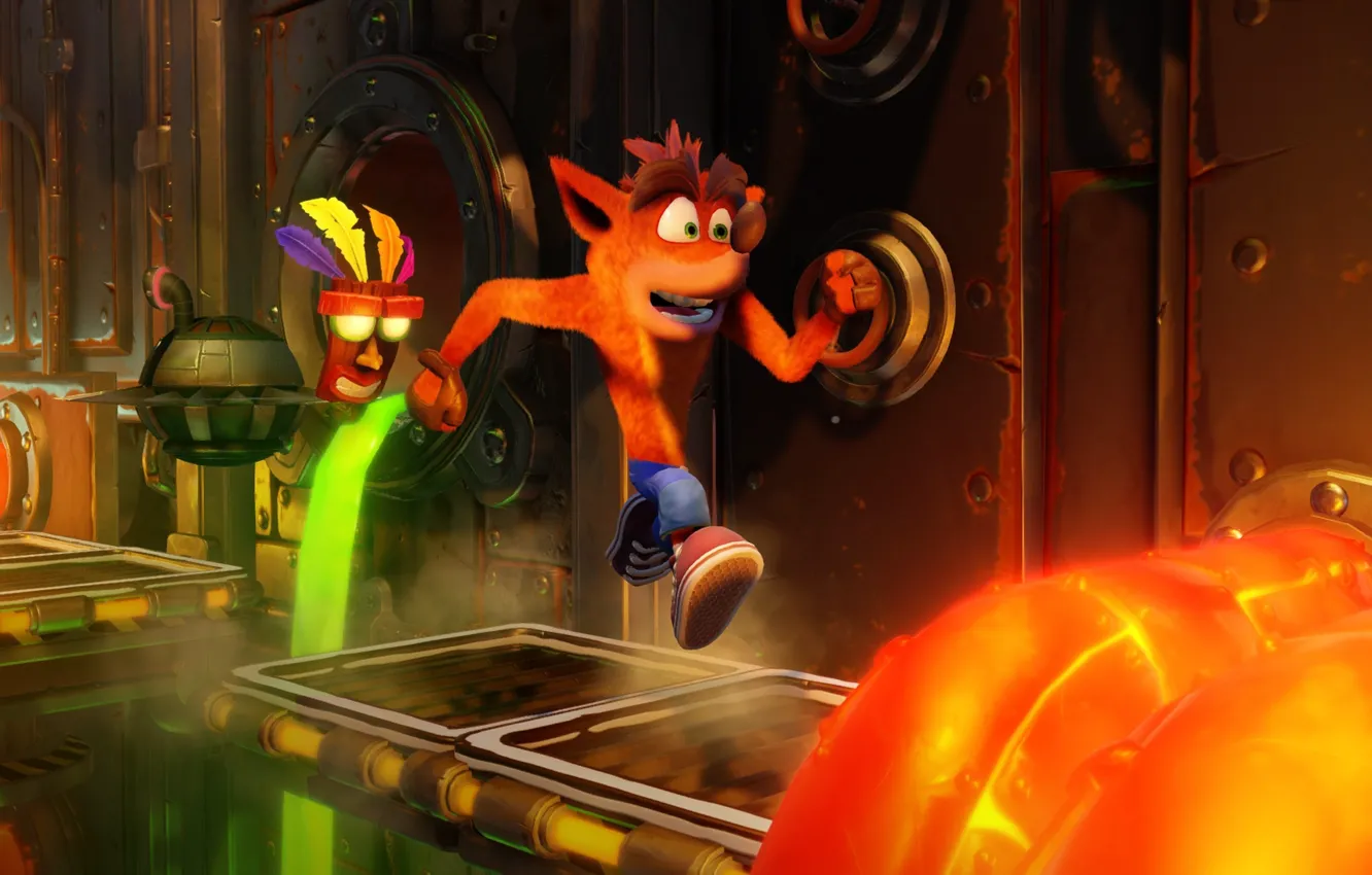 Фото обои game, Crash Bandicoot N. Sane Trilogy, Crash Bandicoot Remastered
