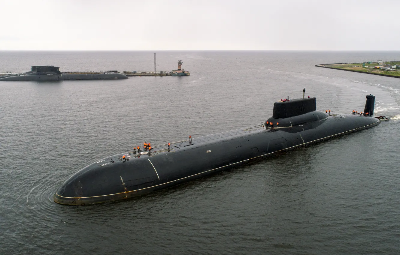 Фото обои Акула, субмарина, атомная, проект 941
