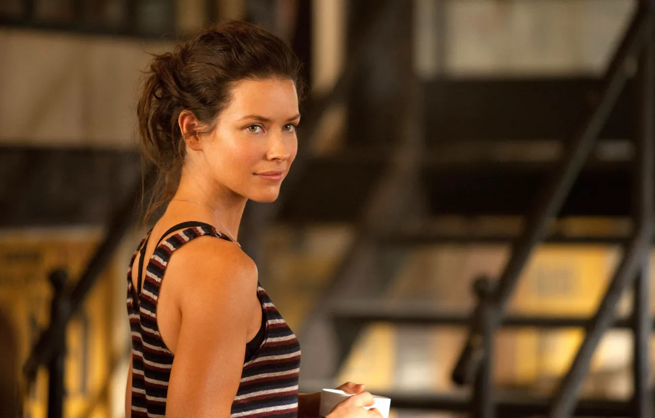 Фото обои Evangeline Lilly, Эванджелин Лилли, Живая сталь, Real Steel, Бэйли Таллет