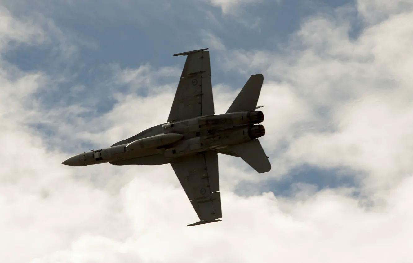 Фото обои Небо, Самолет, F/A-18 Hornet, McDonnel Douglas