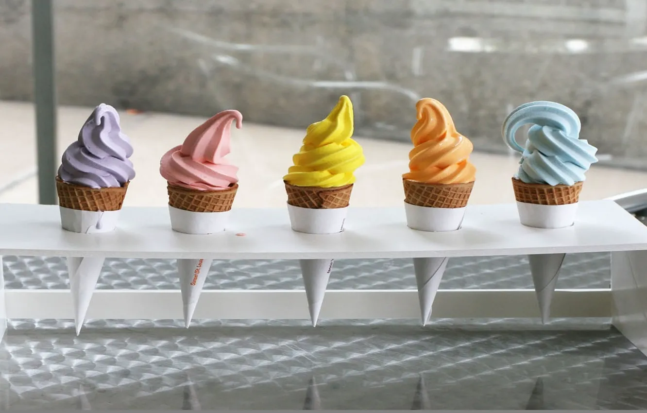 Фото обои мороженое, рожок, десерт, сладкое, вафля