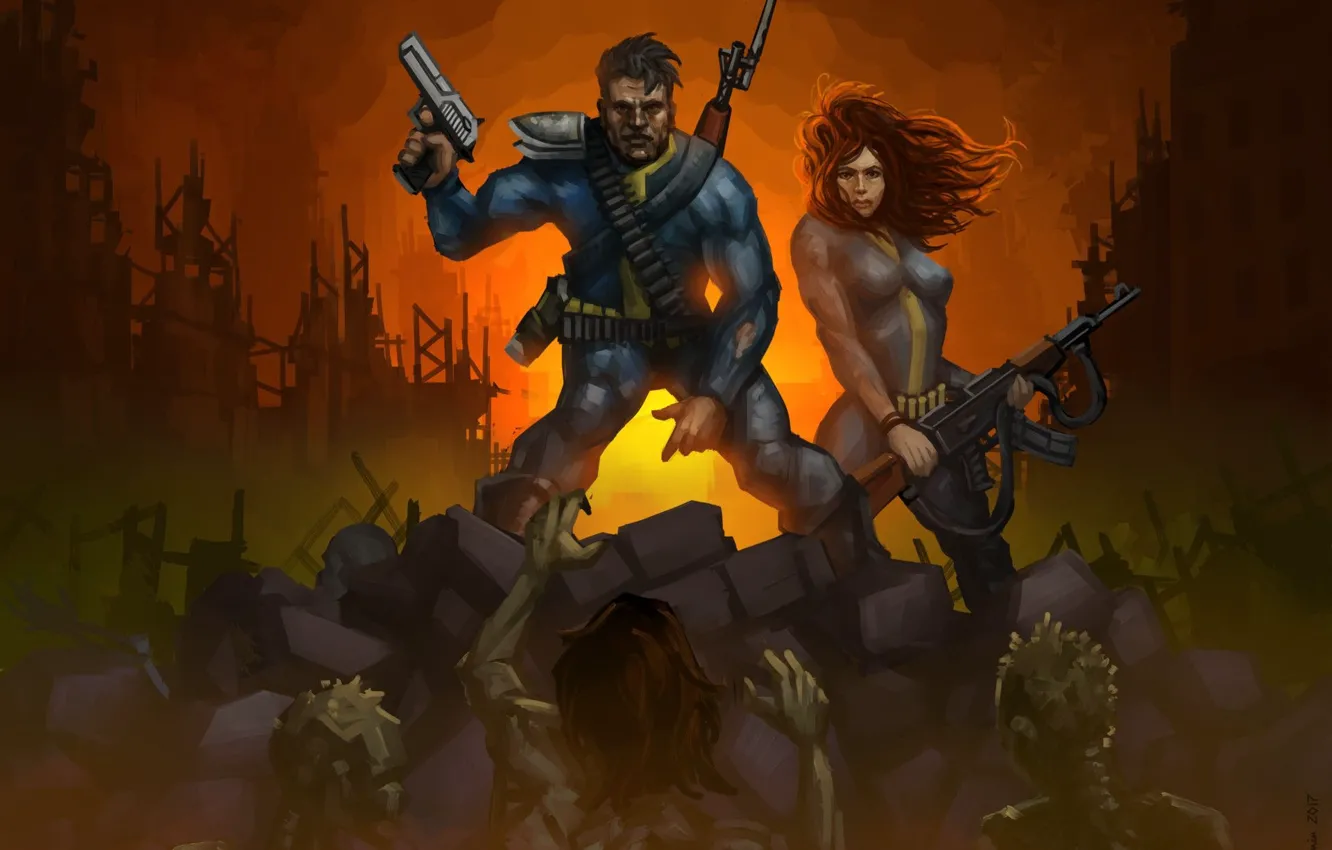 Фото обои классика, classic, фоллаут, житель убежища, vault dweller, black isle studios, interplay, fallout 1