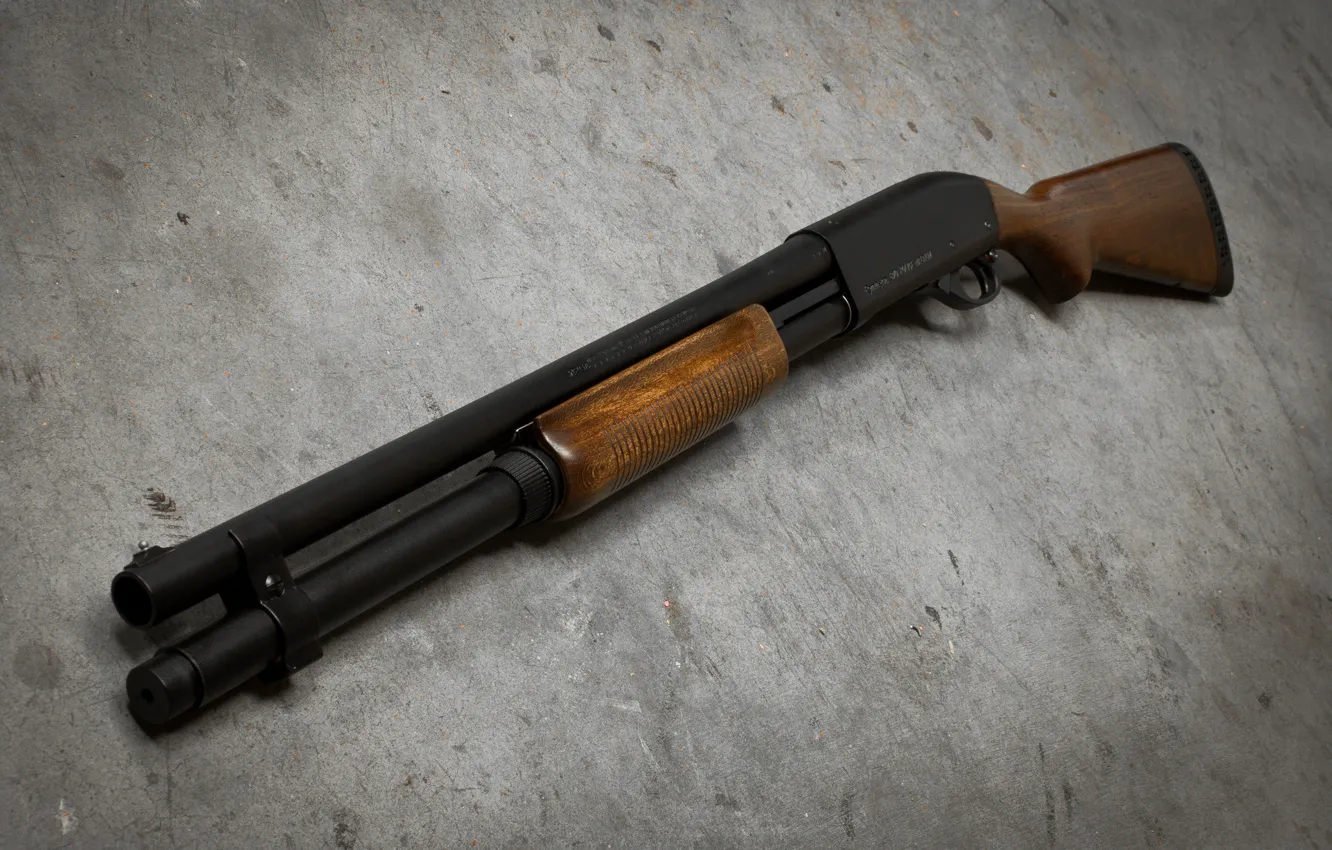 Фото обои фон, ствол, ружьё, помповое, Remington 870