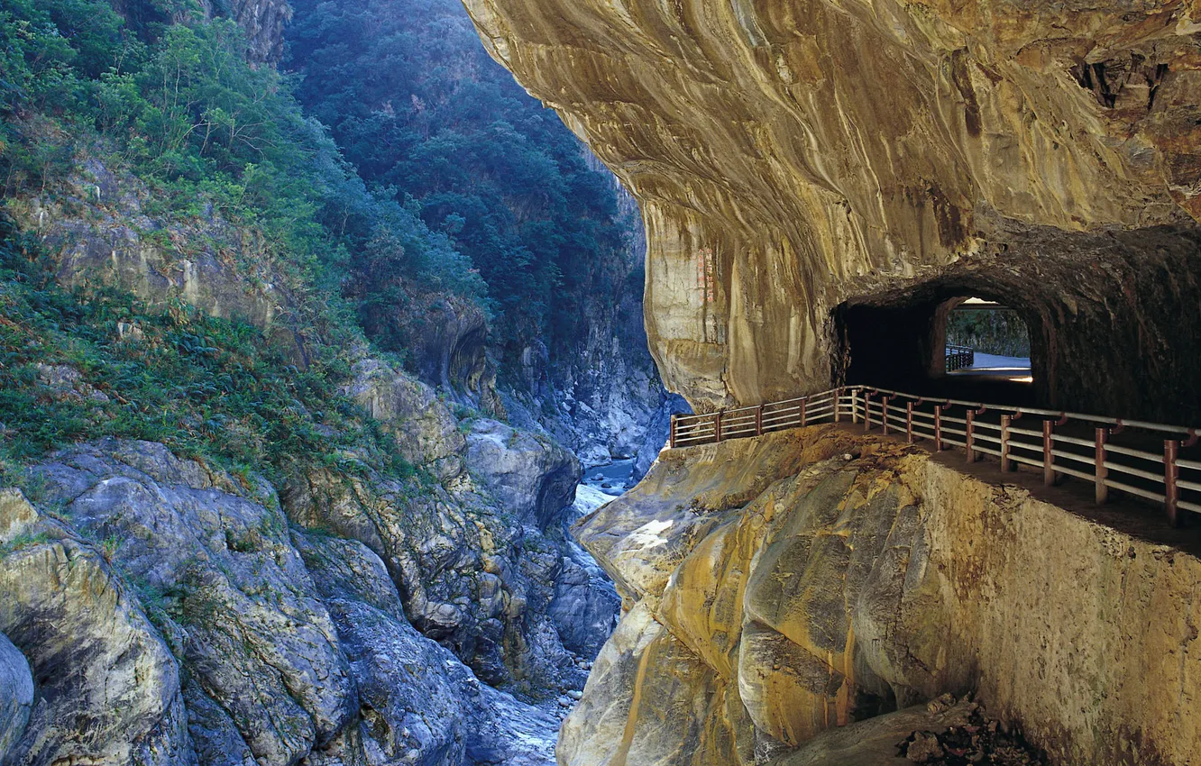 Фото обои Taiwan, in Hualien, Taroko Gorge