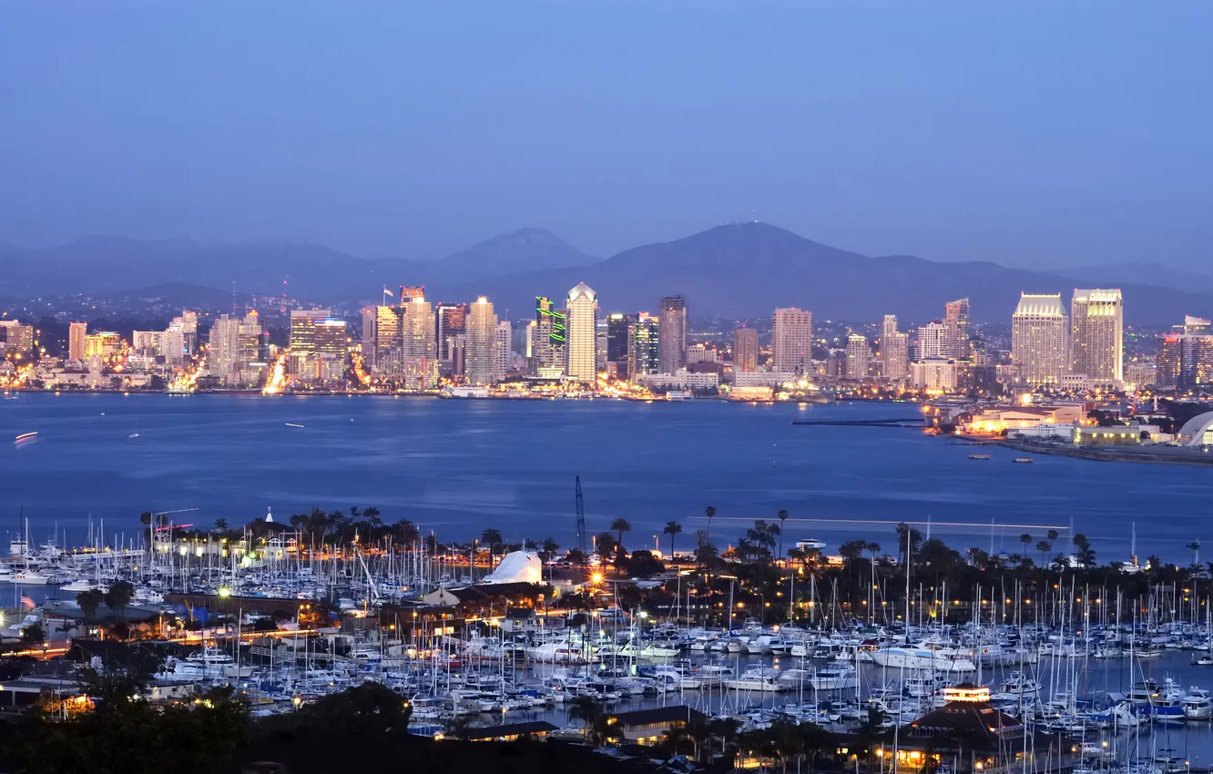 Фото обои city, город, USA, California, San Diego