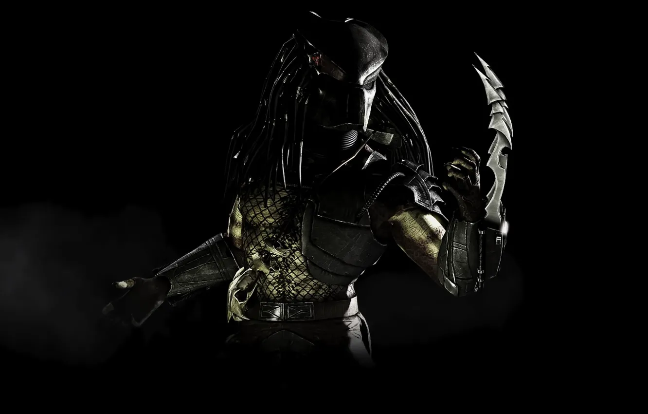 Фото обои Хищник, Predator, Mortal Kombat X, MKX