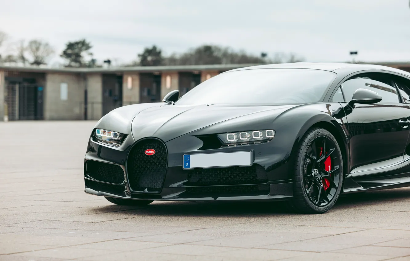 Фото обои Bugatti, front, Chiron, Bugatti Chiron