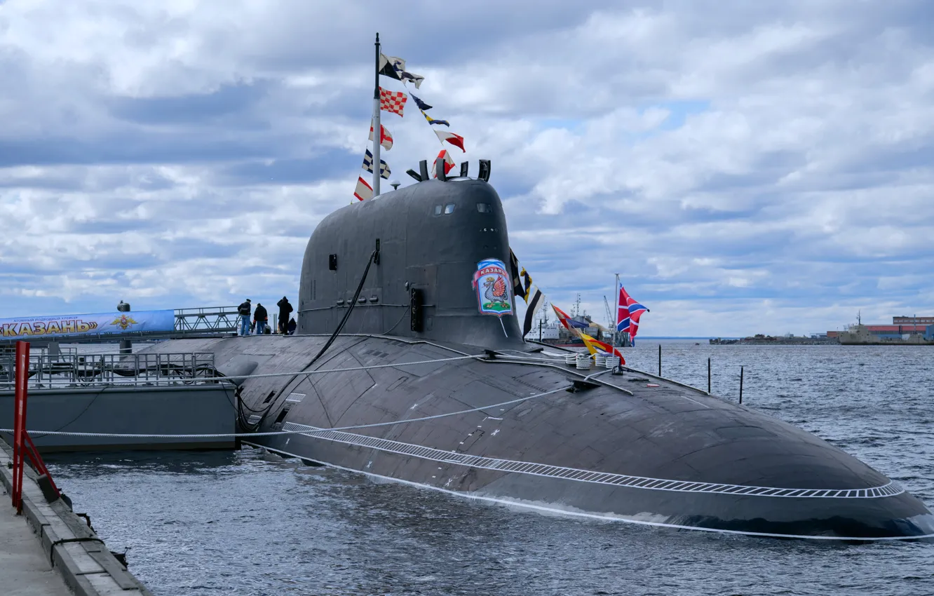 Фото обои подводный, Казань, крейсер, атомный, проект 885м