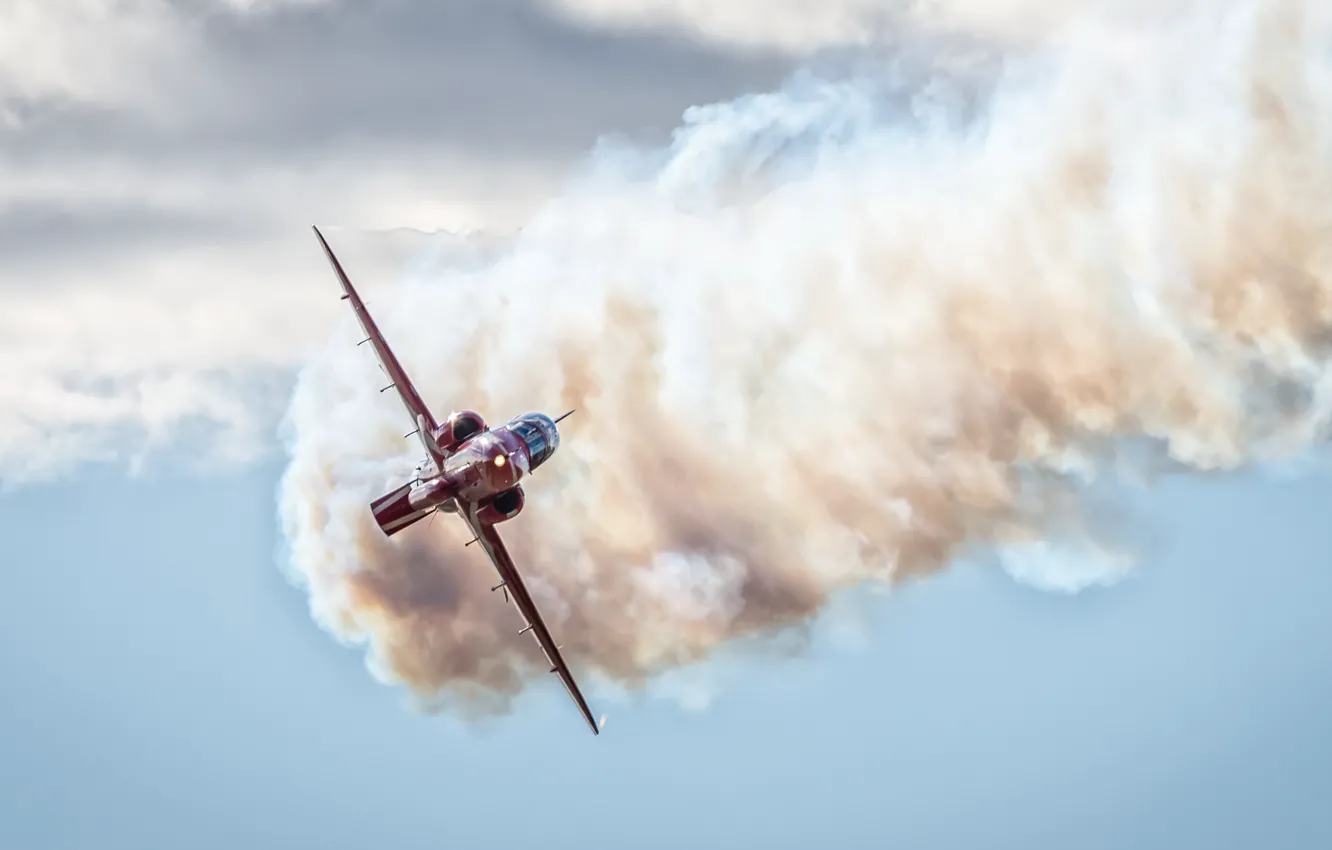 Фото обои Red Arrows, Royal Air Force, Synchro Pair