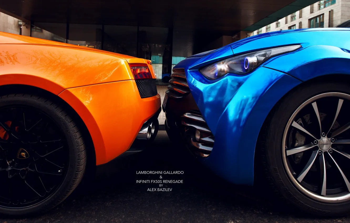 Фото обои машина, Lamborghini, фотограф, Infiniti, диски, auto, photography, photographer