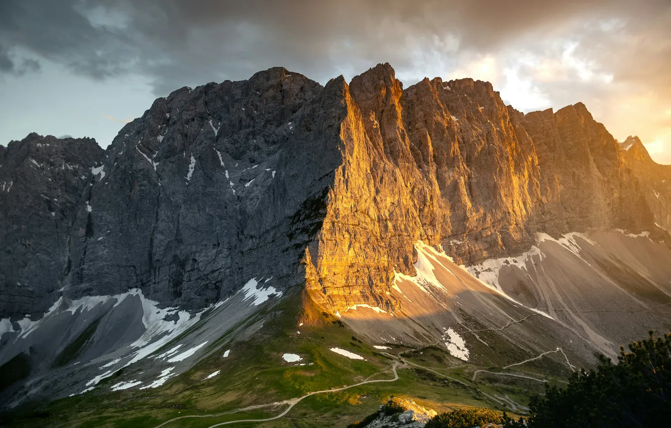 Фото обои austria, alm, eng